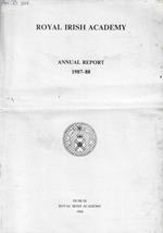 Royal Irish Academy Annual Report 1987-88