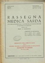 Rassegna medica sarda. Atti della società fra i cultori delle scienze mediche e naturali in Cagliari. Anno LI, suppl.al n.1-2, 1949