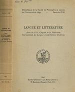 Langue et litterature