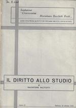 Il diritto allo studio