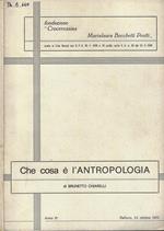 Che cosa è l'antropologia