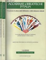 Accademie e Biblioteche d'Italia Anno 2010