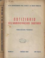 Notiziario dell'amministrazione sanitaria Anno 1944-45