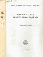 Atti dell'accademia di scienze morali e politiche. Vol.LXXXVIII-anno 1977 Società nazionale di scienze, lettere e arti in Napoli