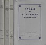 Annali della scuola normale superiore di Pisa serie III Vol. XV N. 1, 2, 3