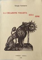 La creazione volgeva alla fine. Antropologia come arte delle cose