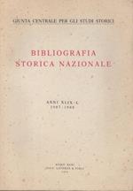 Bibliografia storica nazionale: anno XLIX-L (1987-1988)