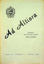 Ad altiora: periodico del Collegio S. Maria di Pallanza: Anno II - N. 2 (luglio 1948)