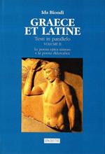 Graece et latine: testi in parallelo: II. La poesia epica minore e la poesia didascalica