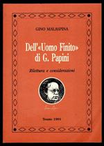 Dell'Uomo Finito di G. Papini. Rilettura e considerazioni