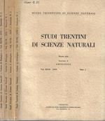 Studi trentini di scienze naturali Nuova serie Vol. XLVII 1970 Fasc. 1, 2 serie A Fasc. 1, 2 serie B