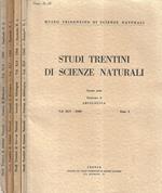Studi trentini di scienze naturali Nuova serie Vol. XLV 1968 Fasc. 1, 2 serie A Fasc. 1, 2 serie B