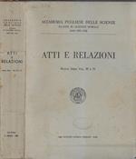 Accademia pugliese delle scienze atti e relazioni Nuova serie Vol. III e IV