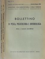 Bollettino di pesca, piscicoltura e idrobiologia Vol. XX Fasc. 1, 2 1965