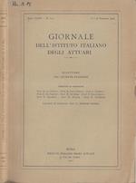 Giornale dell'Istituto Italiano degli attuari N. 1 e 2 anno 1972