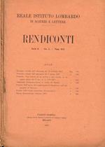 Reale istituto lombardo di scienze e lettere. Rendiconti serie II, vol.L, fasc.IV/V, VI, XI