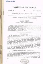 Notulae naturae of the academy of natural sciences of Philadelphia. Number 398, 399, 400, 401, 402, 403, 404, 405, 406, 407, 408, 409. Anno 1967