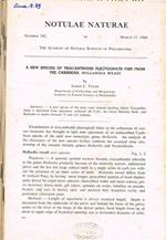 Notulae naturae of the academy of natural sciences of Philadelphia. Number 382, 383, 384, 385, 386, 387, 388, 389, 390, 391, 392, 393, 394, 395, 396, 397, march 15-december 30, 1966