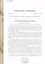 Notulae naturae of the academy of natural sciences of Philadelphia. Number 267/284, february 11-december 14, 1955