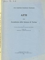 Atti della accademia delle scienze di Torino. N.II, Classe di scienze morali storiche e filologiche, vol.126, 1992