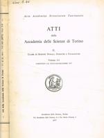 Atti della accademia delle scienze di Torino. II. Classe di scienze morali storiche e filologiche, vol.III, 1977