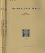 Esperienze letterarie anno V, fasc.I, II, IV, 1980