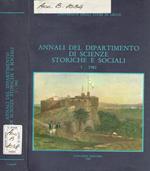 Annali del dipartimento di scienze storiche e sociali. I-1982