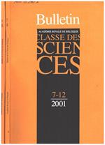Bulletin - Classe Des Sciences - 2001