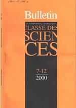 Bulletin de la Classe des Sciences