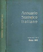 Annuario statistico italiano. Seconda serie, vol.V, anno 1915