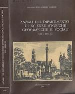 Università degli studi di Lecce annali del dipartimento di scienze storiche filosofiche e geografiche VIII 1991-92