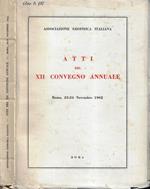 Atti del XII convegno annuale