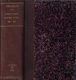 Archivio della R. Società Romana di Storia patria Vol. XVI, XVII 1893, 1894