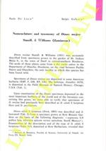 Nomenclature and taxonomy of Dioon mejiae Standl. & Williams (Zamiaceae)