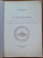 S. Gimignano. Historical and artistic guide. With 45 illustrations and a topographical map
