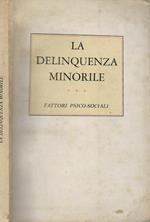 La delinquenza minorile