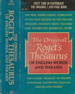 The Original Roget’s Thesaurus of English words and phrases