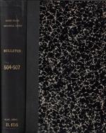 United States Geological Survey Bulletin 504, 505, 506, 507