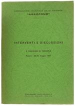 9° CONGRESSO DI FONDERIA - INTERVENTI E DISCUSSIONI. Rapallo, 26-29 maggio 1967