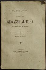 L' Avvocato Giovanni Allegra da Costigliole di Saluzzo - G. Colli - 1886