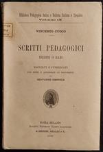 Scritti Pedagogici Inediti o Rari - V. Cuoco - SEDA - 1909