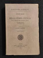 Scrittori d'Italia - Della Storia d'Italia - Balbo - Laterza - 1914 - Vol II