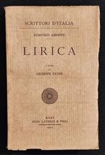 Scrittori d'Italia - Lirica - L. Ariosto - Laterza - 1924