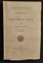 Scrittori d'Italia - Platone in Italia - Cuoco - Laterza - 1928 - Vol I Sec. Ed