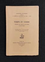 Temps et Verbe - Guillaume - Lib. Ancienne Honoré Champion - 1929