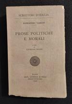 Scrittori d'Italia - Prose Politiche e Morali - Tassoni - Laterza - 1930