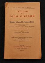 L' Oeuvre de John Cleland - G. Apollinaire - Des Courieux - 1933