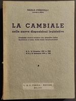La Cambiale - P. Puricelli - Ed. G. Pirola - 1933