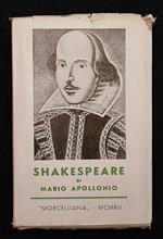 Shakespeare di Mario Apollonio - Morcelliana - 1941