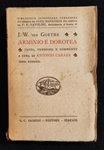 Arminio e Dorotea - Goethe - Ed. Sansoni - 1942 - Italiano/Tedesco